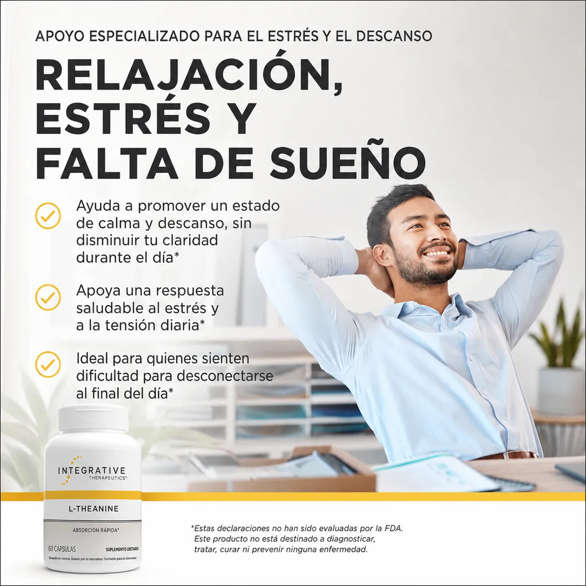 INTEGRATIVE THERAPEUTICS 🌙 5-HTP: Descanso y Bienestar para tus Noches + Envío GRATIS 🚚