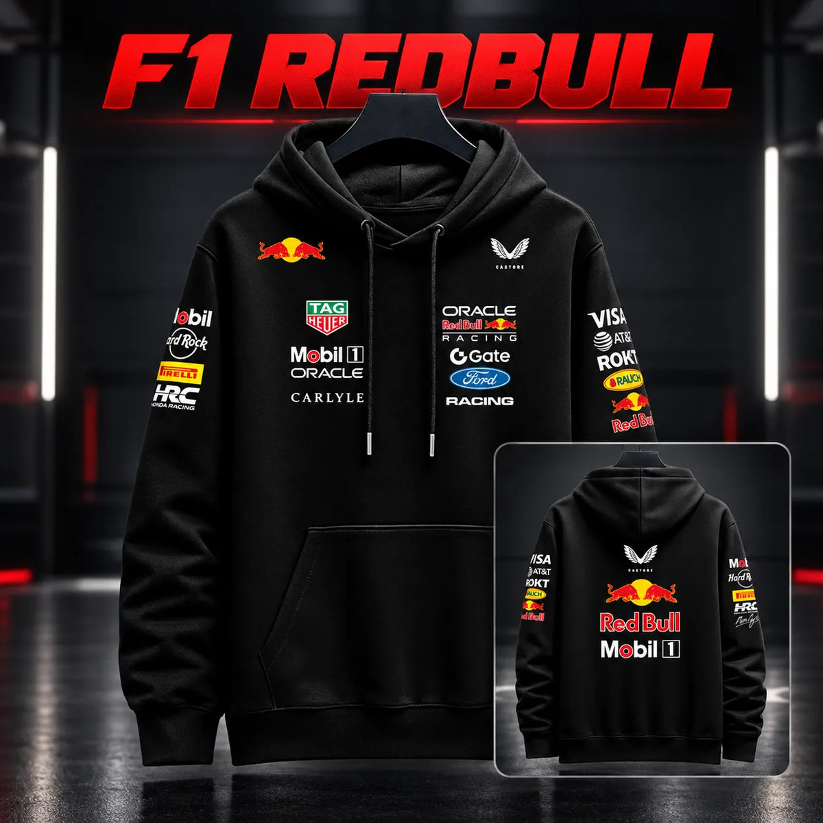 🏎️ Buzo Red Bull Racing | Estilo F1 Unisex 🏁 + Envío Gratis 🚚