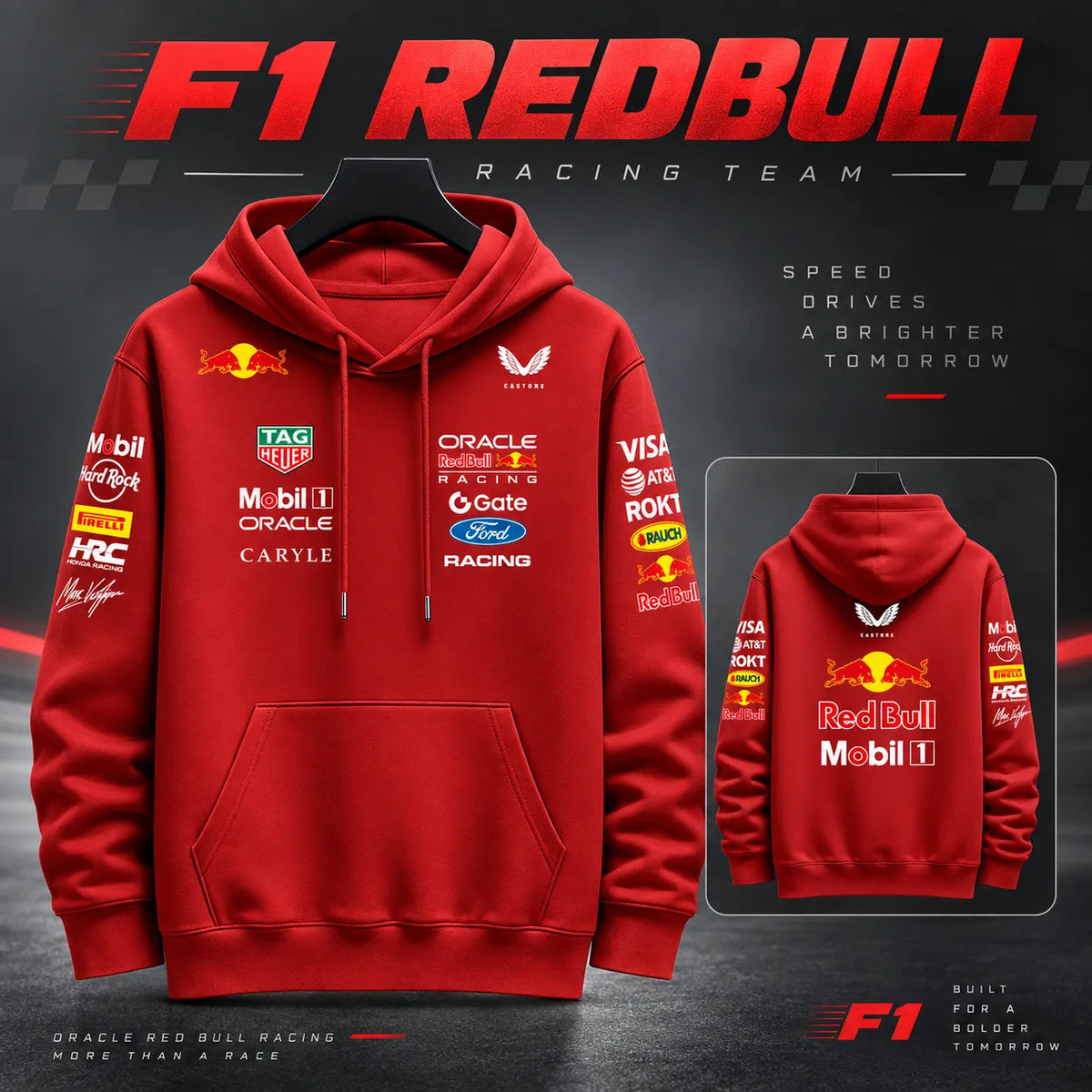 🏎️ Buzo Red Bull Racing | Estilo F1 Unisex 🏁 + Envío Gratis 🚚