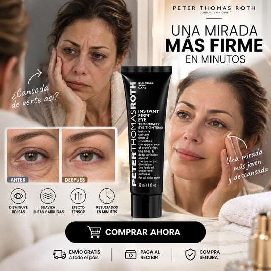 ✨ Despídete de las Bolsas y Líneas | Instant FIRMx® Eye 🚚 Envío GRATIS