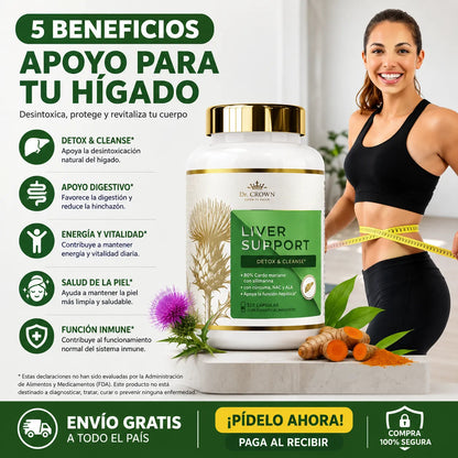 🌿 Liver Support Premium ✨ Apoyo natural para tu hígado + ENVÍO GRATIS 🚚
