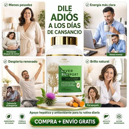 🌿 Liver Support Premium ✨ Apoyo natural para tu hígado + ENVÍO GRATIS 🚚