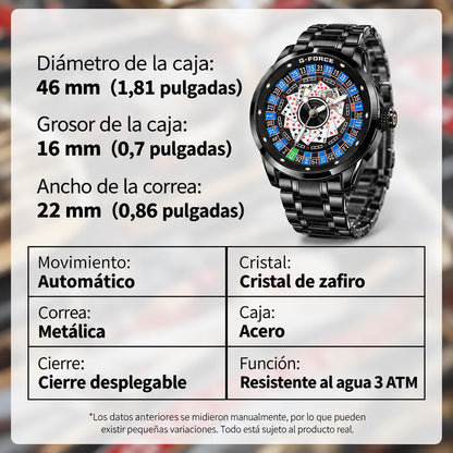 🔥 Reloj G-Force Ruleta | Hecho Para Destacar 🎰 + ENVÍO GRATIS
