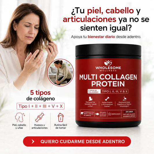 ✨ MULTI COLLAGEN 5 EN 1 💪 Belleza, Movilidad y Bienestar en un Solo Scoop