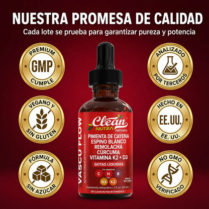 🩸 Vascu Flow™: Apoya tu Circulación y Bienestar Cardiovascular ❤️ | Envío GRATIS 🚚