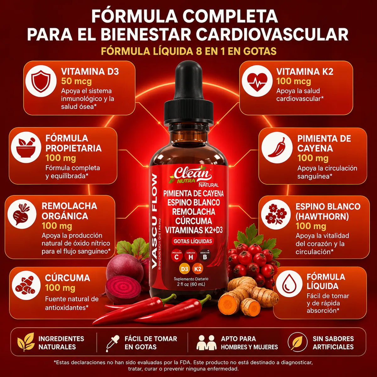 🩸 Vascu Flow™: Apoya tu Circulación y Bienestar Cardiovascular ❤️ | Envío GRATIS 🚚