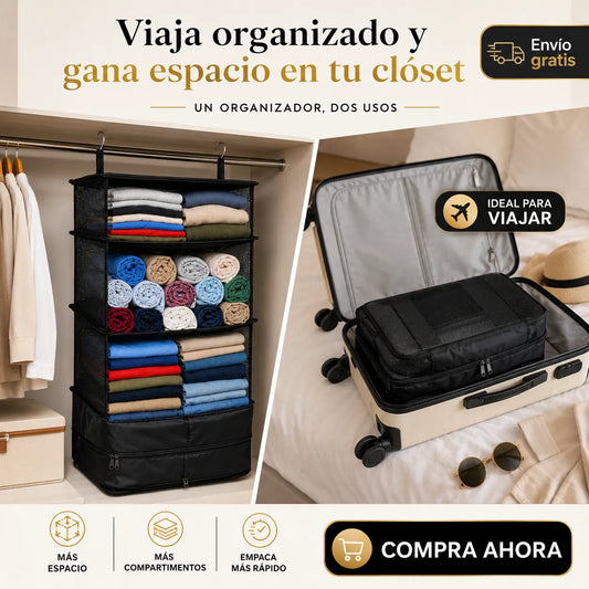 🧳✨ Clóset Viajero™: Más Orden, Más Espacio y Envío GRATIS 🚚