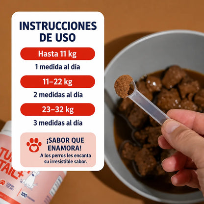 🐶🍄 Turkey Tail+ para Mascotas 🦠🛡️ Probióticos + Bienestar Digestivo e Inmunitario 🦠🛡️ |🚚 Envío GRATIS