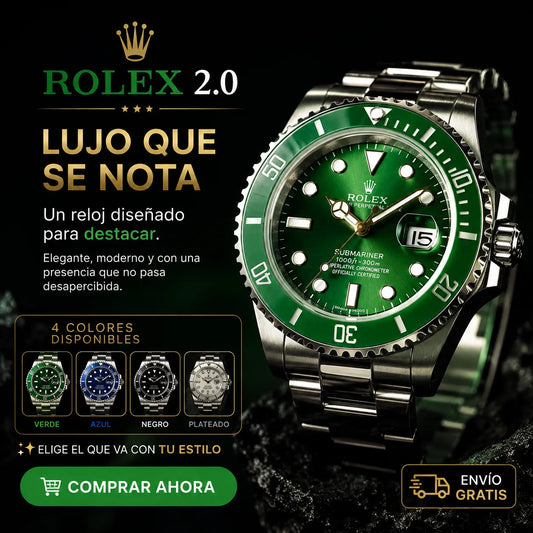 ⌚ ROLEX 2.0 Prestige 💚 | Lujo, Estilo y Presencia 👑 + 🚚 Envío GRATIS