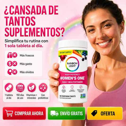 🌈 Rainbow Light Women’s One — 150 Tabletas + Obsequio Sorpresa 🎁 y Envío GRATIS 🚚