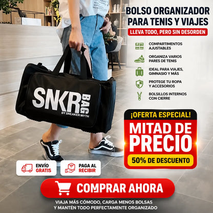 👟🎒 Bolso Organizador SNKR: Viaja con Todo en Orden + Envío GRATIS🚚✨