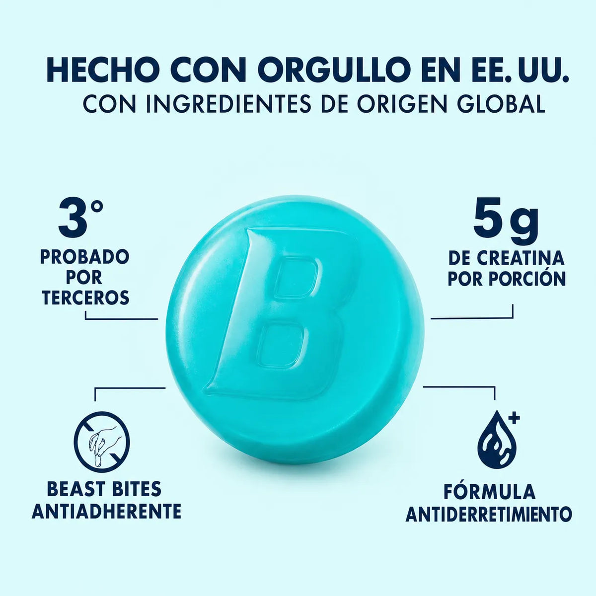 💪Beast Bites: Gomitas de Creatina para Potenciar tu Rutina + Envío Gratis 🚚