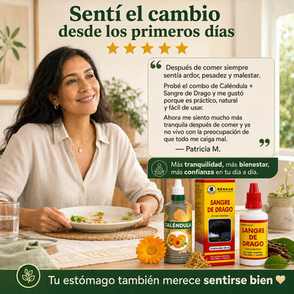 🌿 Combo Estómago en Calma: Caléndula + Sangre de Drago 💚 Envío GRATIS 🚚
