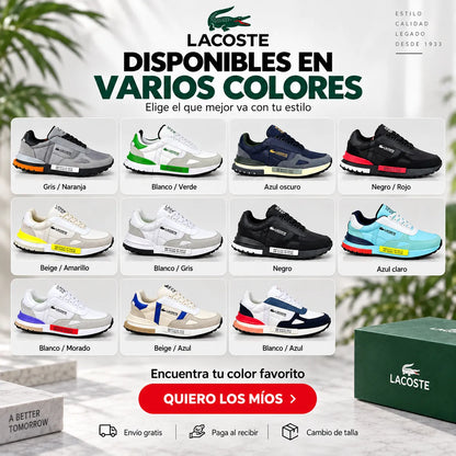 🐊👟 New Lacoste STREETS para Caballero | Estilo Urbano Premium + Envío GRATIS 🚚🔥