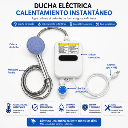 🚿🔥 Ducha Caliente Instantánea + Envío Gratis