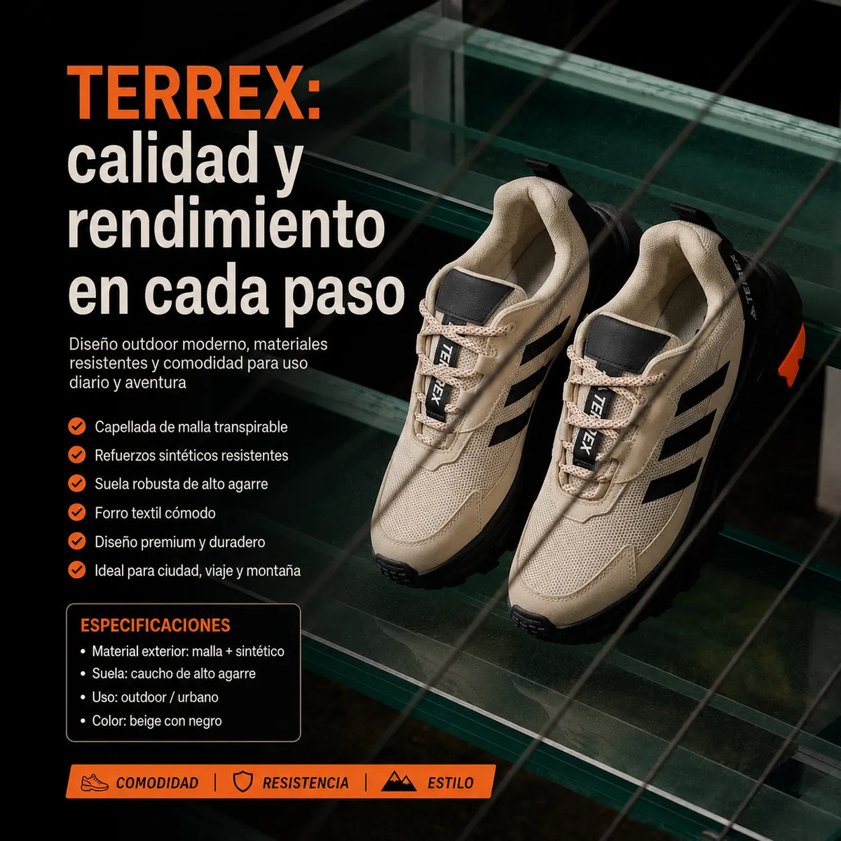 Adidas TERREX Todo Terreno 👟⛰️ | Agarre, Comodidad y Estilo + Envío Gratis 🚚