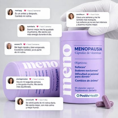 💜 MENO: Tu Aliado Durante la Menopausia Apoyo para Sofocos, Noches y Ánimo + Envío Gratis 🚚