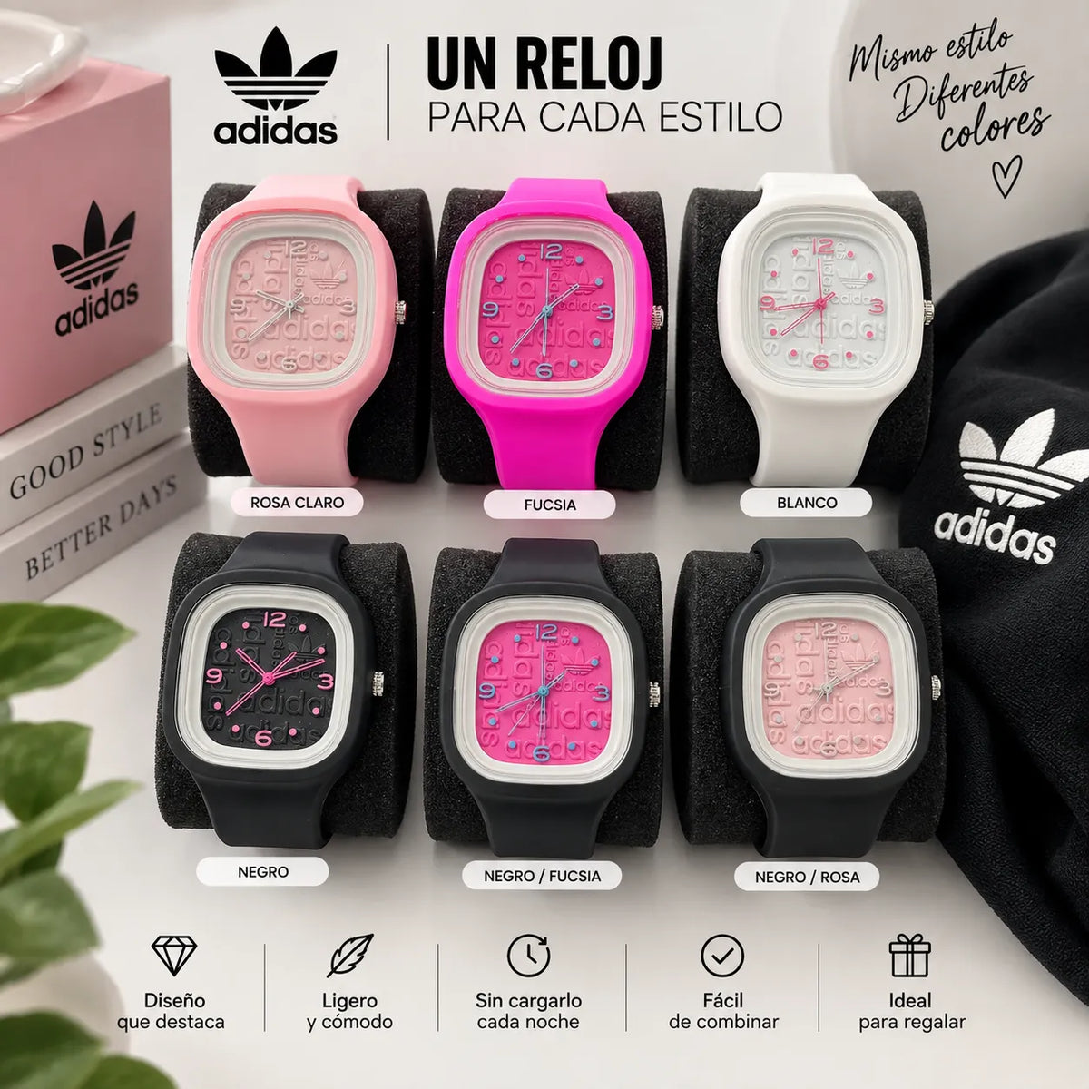 💗⌚ Reloj Adidas: El Accesorio que Toda Mujer Merece ✨ | Envío GRATIS 🚚