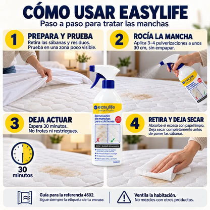 🛏️✨ Easylife Quitamanchas y Bacterias · 500 ml + 🚚 ENVÍO GRATIS