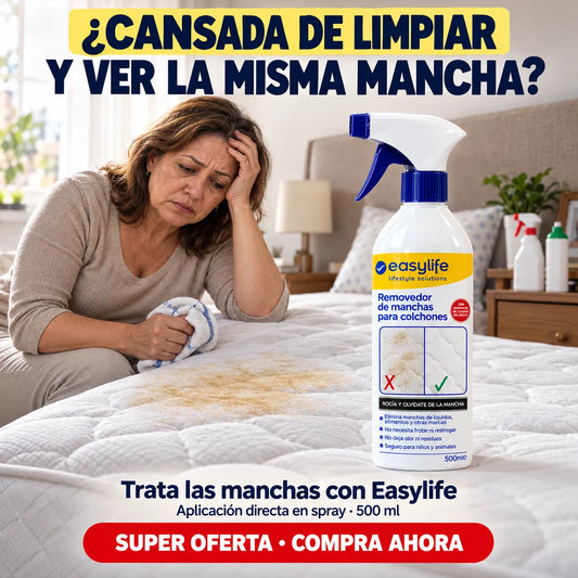 🛏️✨ Easylife Quitamanchas y Bacterias · 500 ml + 🚚 ENVÍO GRATIS