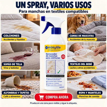 🛏️✨ Easylife Quitamanchas y Bacterias · 500 ml + 🚚 ENVÍO GRATIS