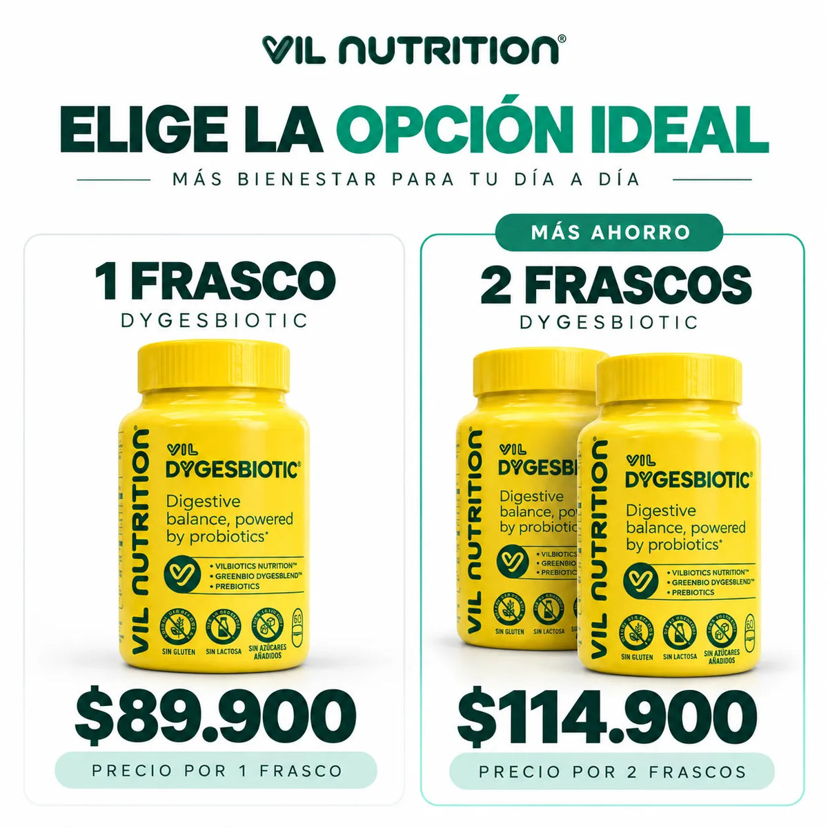 🌿 DYGESBIOTIC – Bienestar Digestivo 🚚 Envío Gratis + 💵 Paga al Recibir