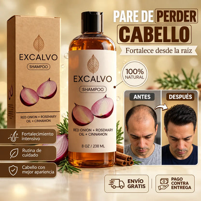 💪 Shampoo EX CALVO 300 ml para el Cuidado Capilar + Regalo 🎁 | Envío Gratis 🚚