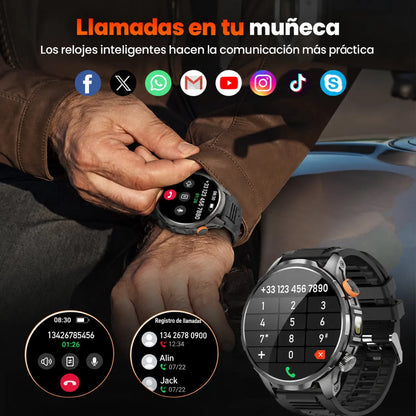 🔦⌚ SMARTWATCH TÁCTICO CON LINTERNA LED + ENVÍO GRATIS 🚚