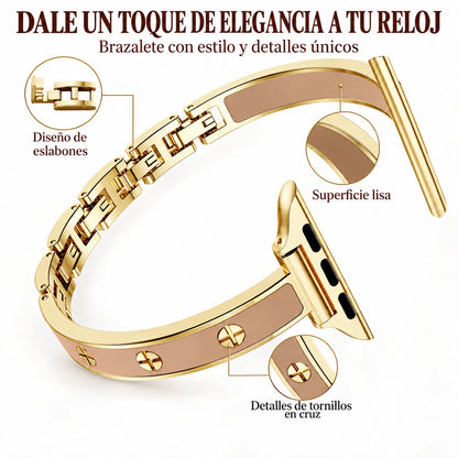 ✨⌚ Brazalete Elegance: transforma tu reloj en una joya 💛+ 🚚 Envío gratis