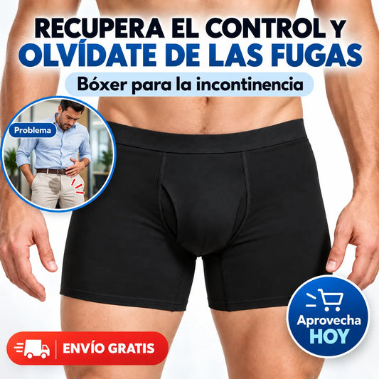 🛡️ Bóxer Absorbente Antifugas para Hombre 💧 | Recupera tu Seguridad + Envío GRATIS 🚚