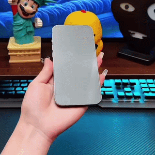 Protector de pantalla OneFish para iPhone - Protector de pantalla de privacidad de 4 vías 360° Anti-espía